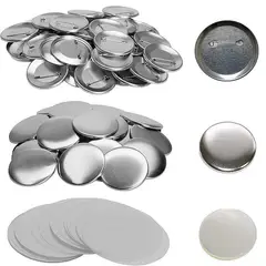 GENERAL - 50pcs Diy Hojalata Insignia Insignia De Fondo De Hierro 50pcs