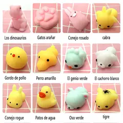 GENERAL - 50pcs Cartoon Descompresión Mano Pinchando Juguetes