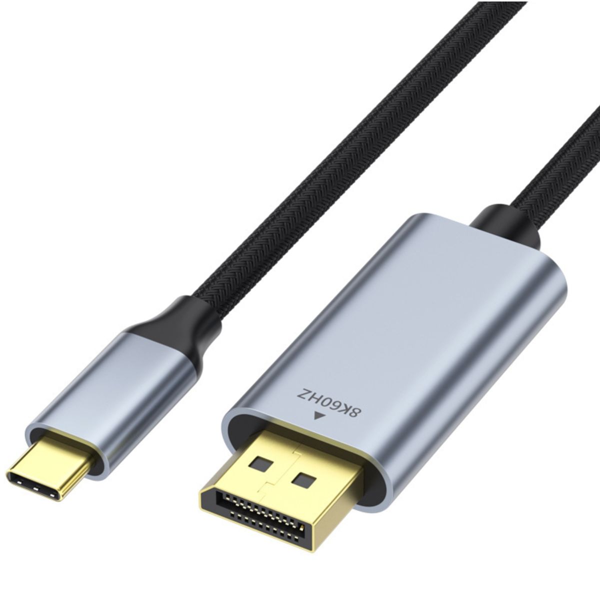 GENERICO - Cable Adaptador USB-C a DisplayPort 1.4 de 2m Soporta 8K