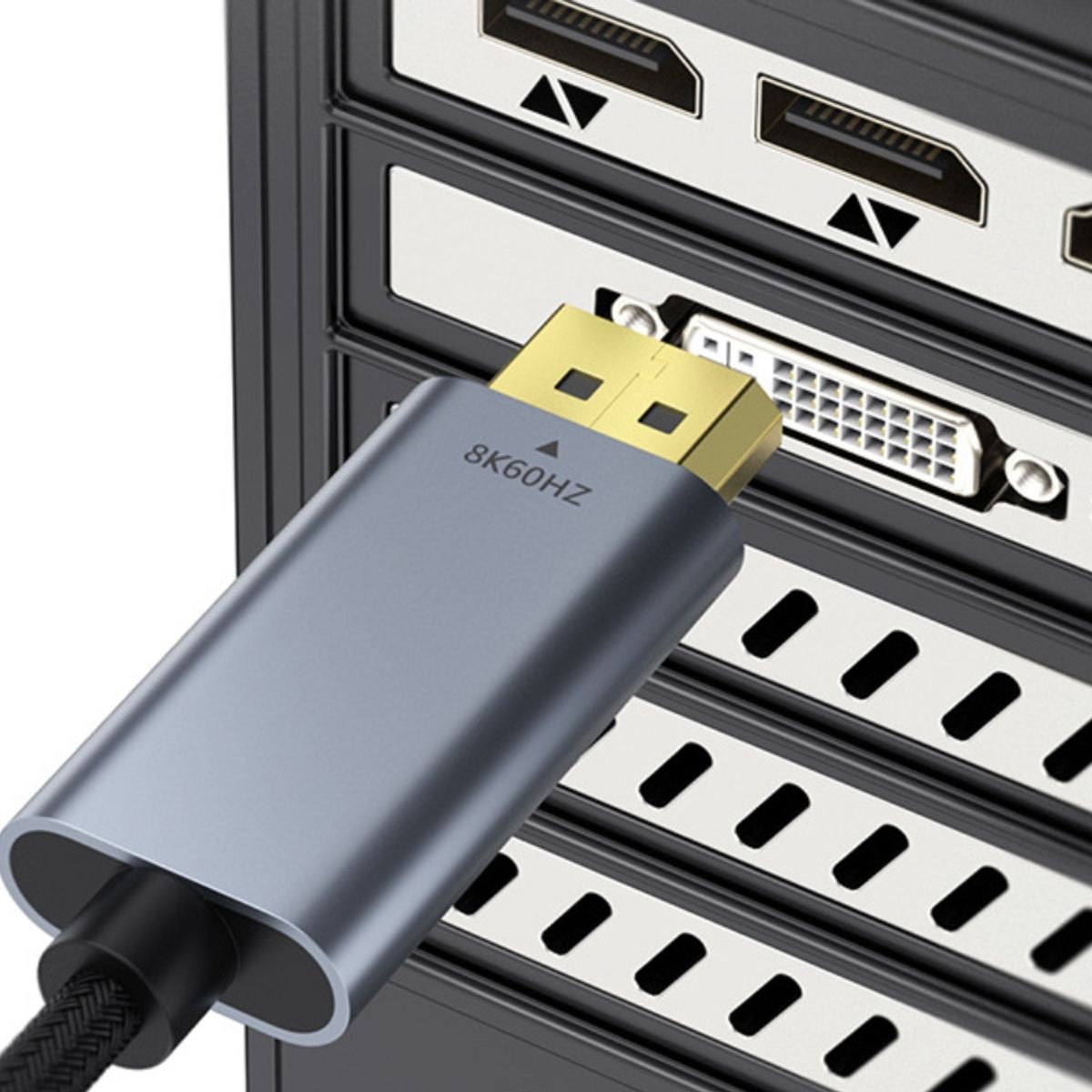 GENERICO - Cable Adaptador USB-C a DisplayPort 1.4 de 2m Soporta 8K