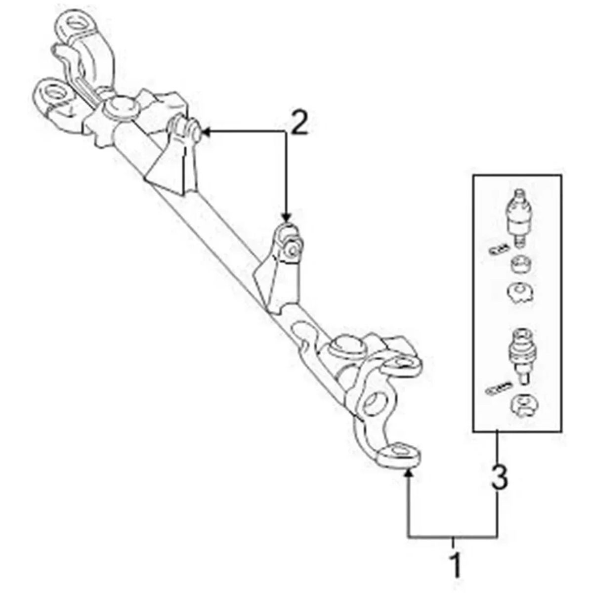 KUANGYE - 4 Buje Bandeja Delanter Superior Para Jeep Grand Cherokee
