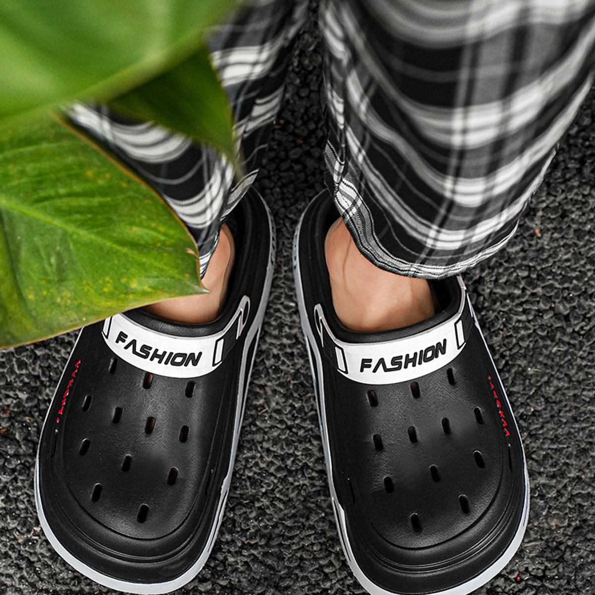 TIOZONEY - Sandalias abiertas para hombre