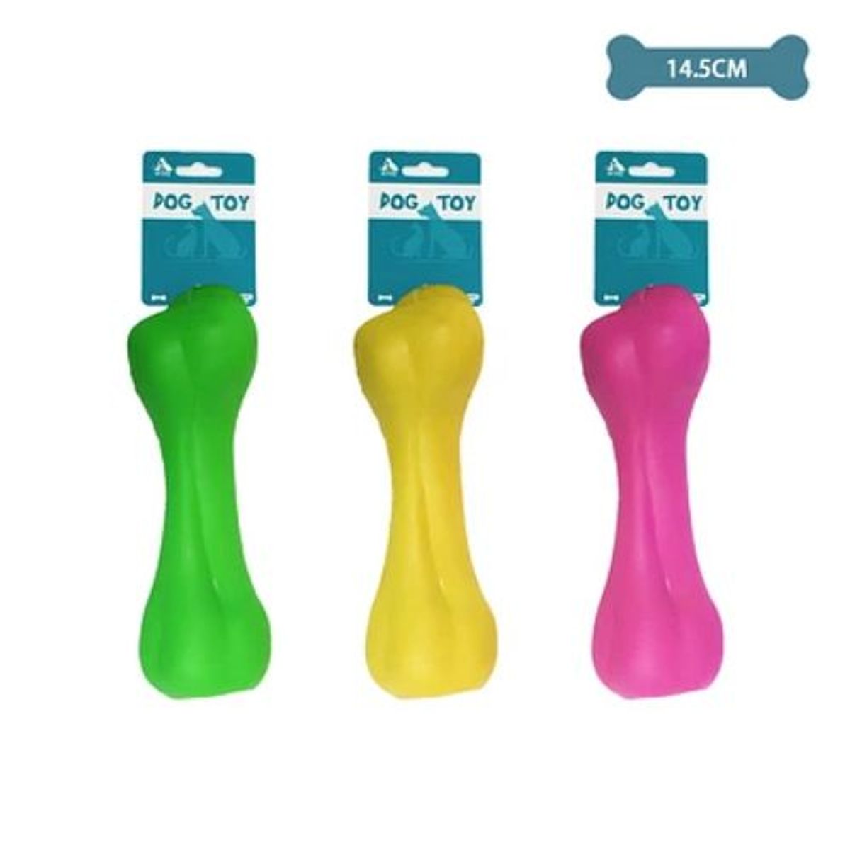 GENERICO - Juguete de hueso para perro color Amarillo 145cm 43g