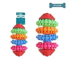 GENERICO - Juguete de mancuerna para mascotas color Verde Oscuro 134cm 34g