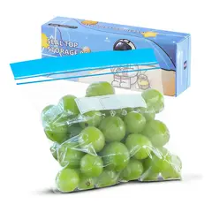 EVERSO - 30 Bolsas Con Cierre Hermético Para Alimentos 15.5x17.5cm