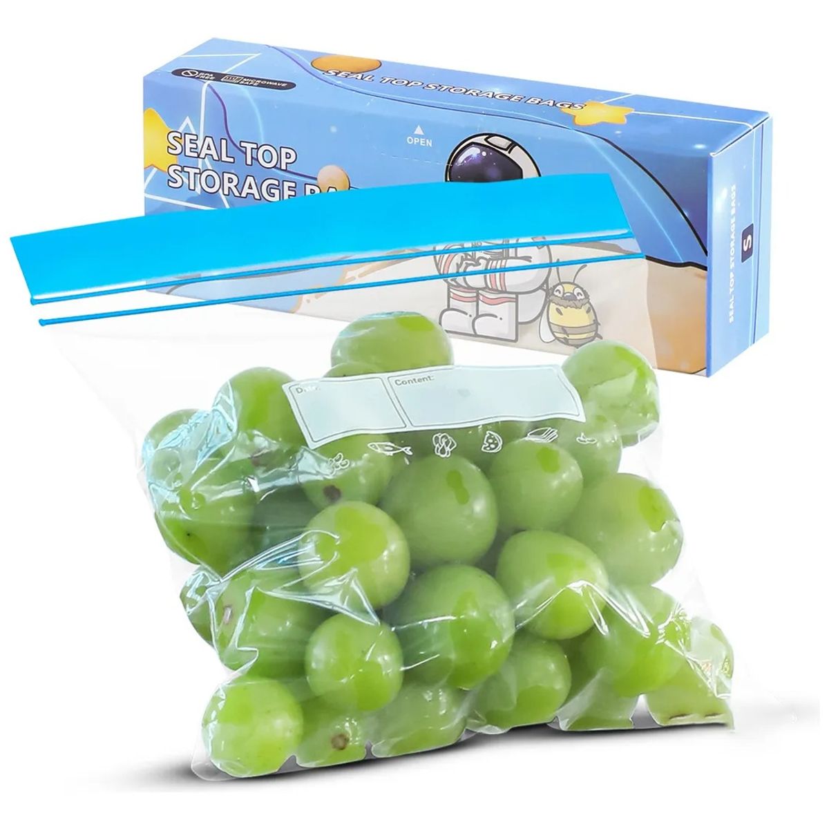 EVERSO - Aileda 15 Bolsas Con Cierre Hermético Para Alimentos 27x31cms