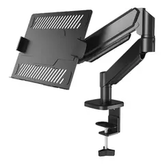 EVERSO - Soporte Monitor Escritorio 13 -32 Pulgadas Brazo Articulado Negro
