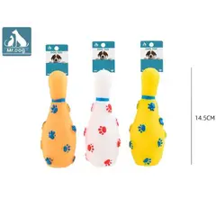 GENERICO - Juguete de bola de bolos para perro 145cm color Anaranjado