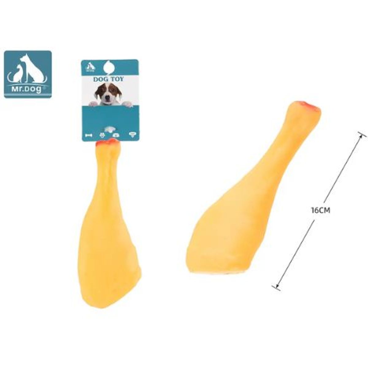 GENERICO - Juguete para perro trutro de pollo 1665cm