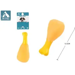 GENERICO - Juguete para perro trutro de pollo 1356cm Anaranjado