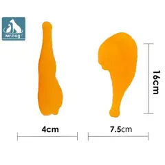 GENERICO - Juguete para perro trutro de pollo 7516cm