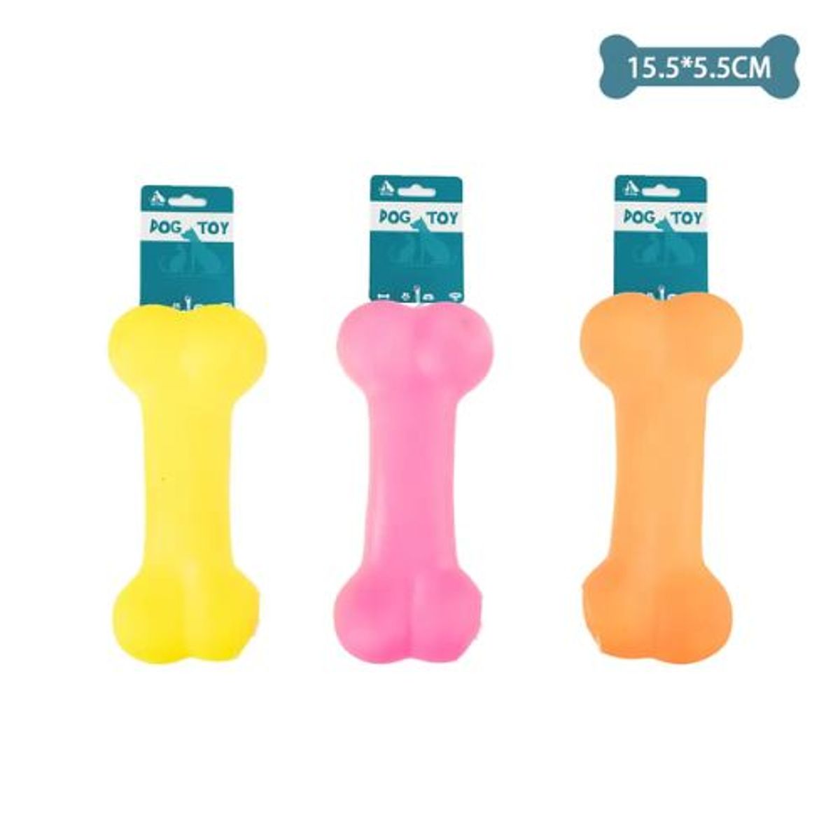 GENERICO - Juguete de hueso para perro 15.5*5.5cm color  Amarillo