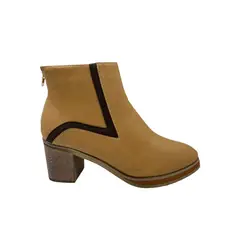 HERIEL - Botín Beige Taco Mujer