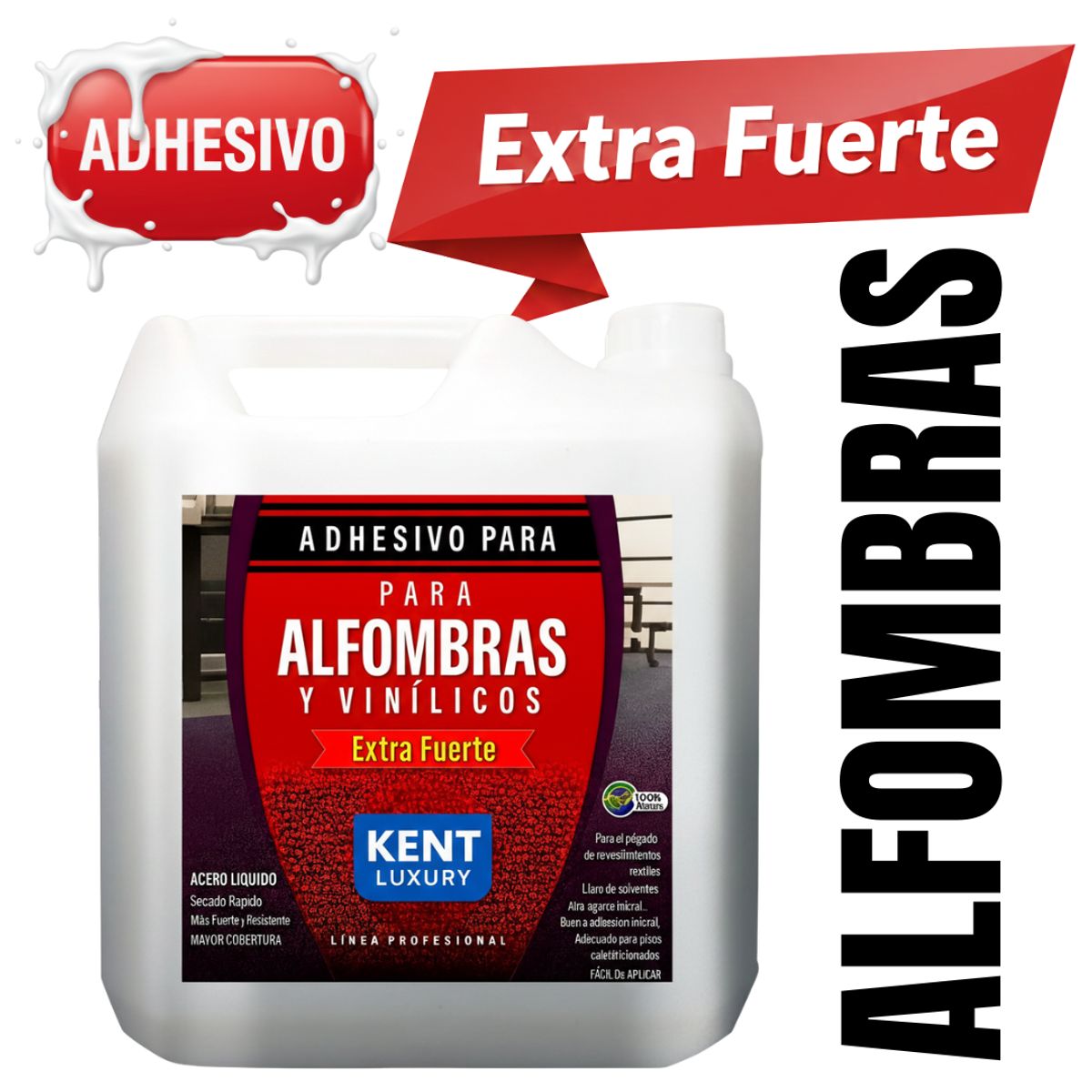 ADHESIVO EXTRAFUERTE - ALFOMBRAS - BIDON 5 KILOS, marca KENT - Foto Principal