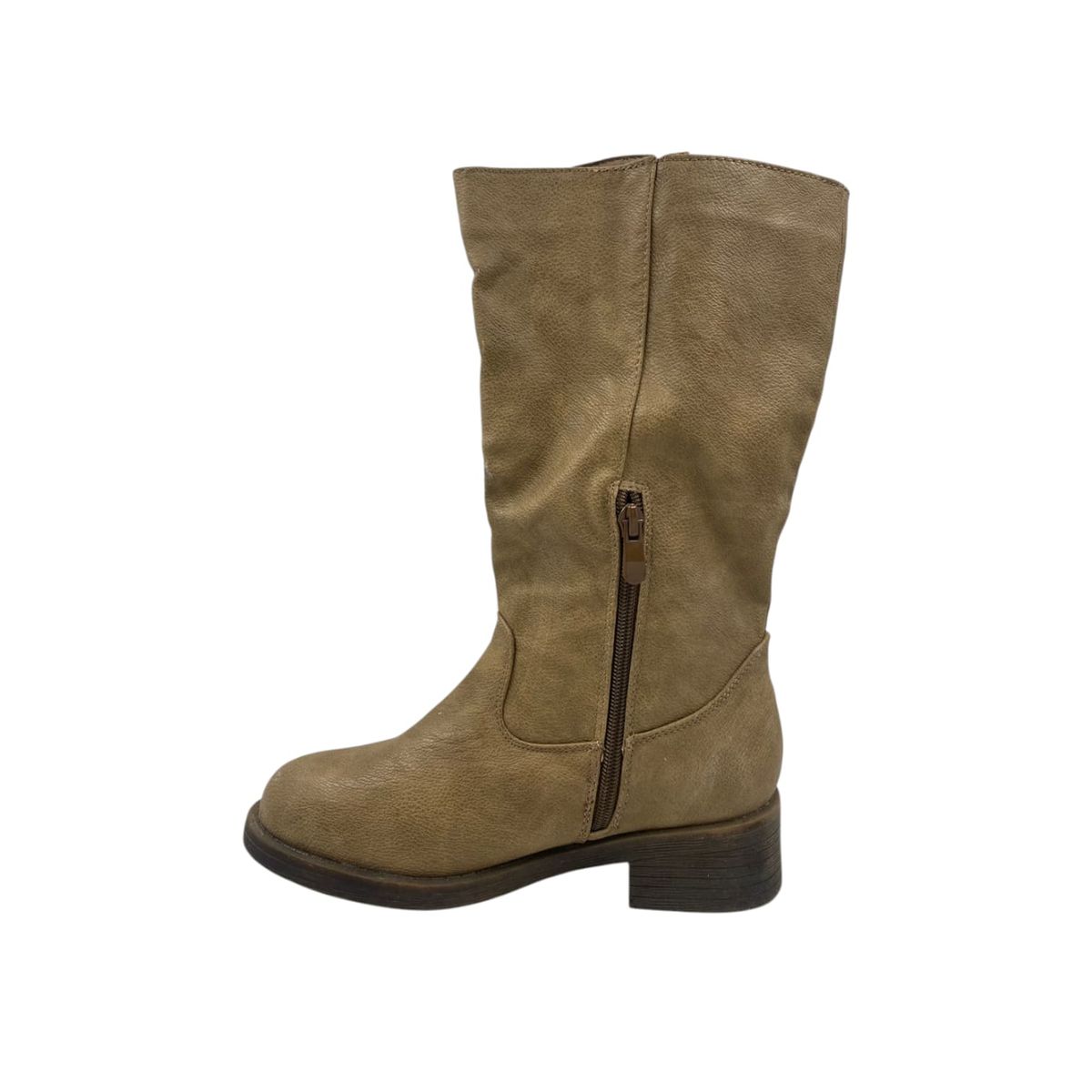 HERIEL - Bota Beige Taco Mujer