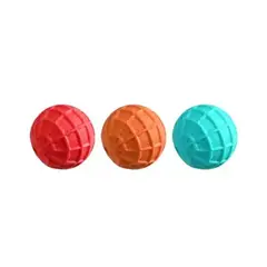 GENERICO - Juguete para mascotas pelota con sonido 65cm Color Rojo