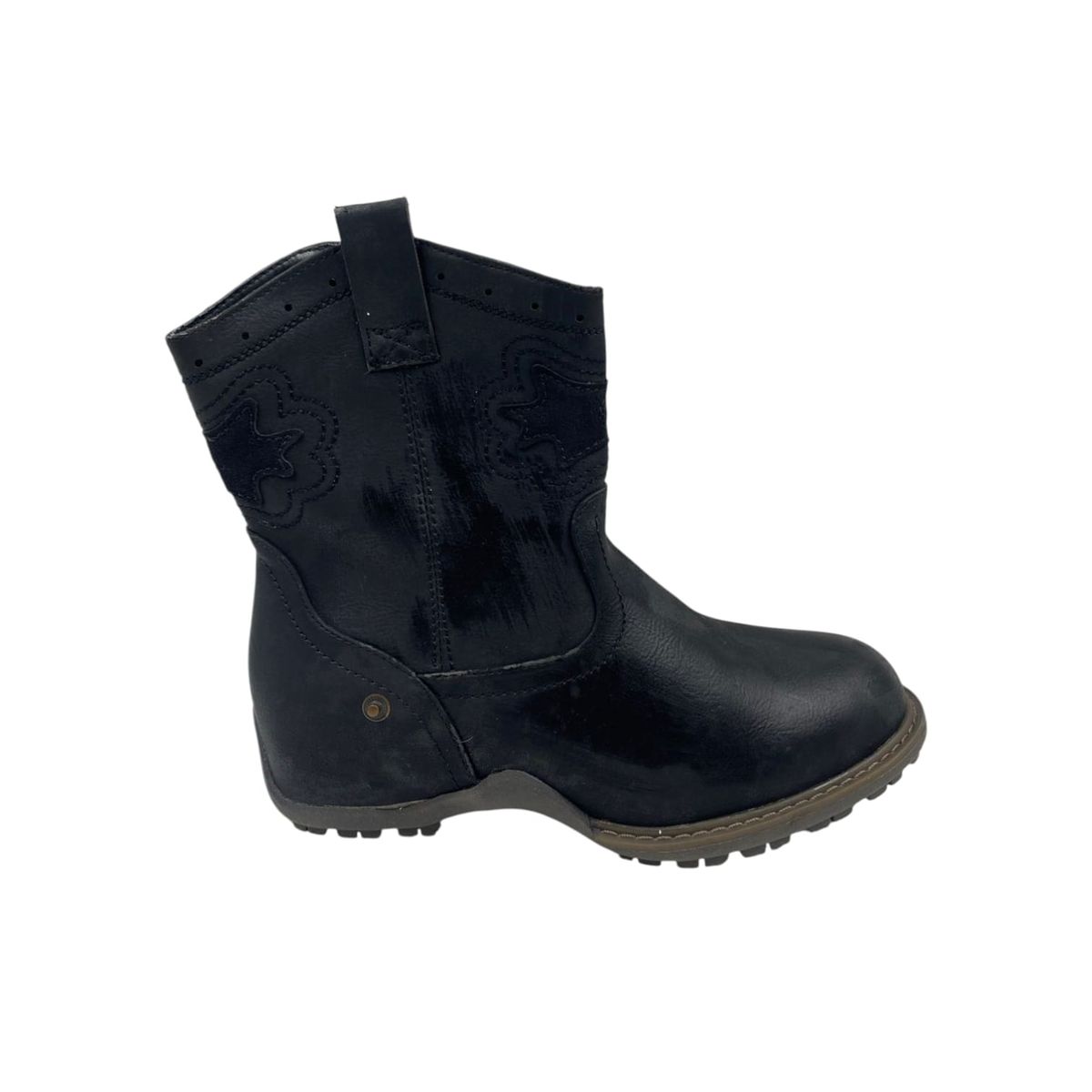 HERIEL - Bota Corta Negra Mujer