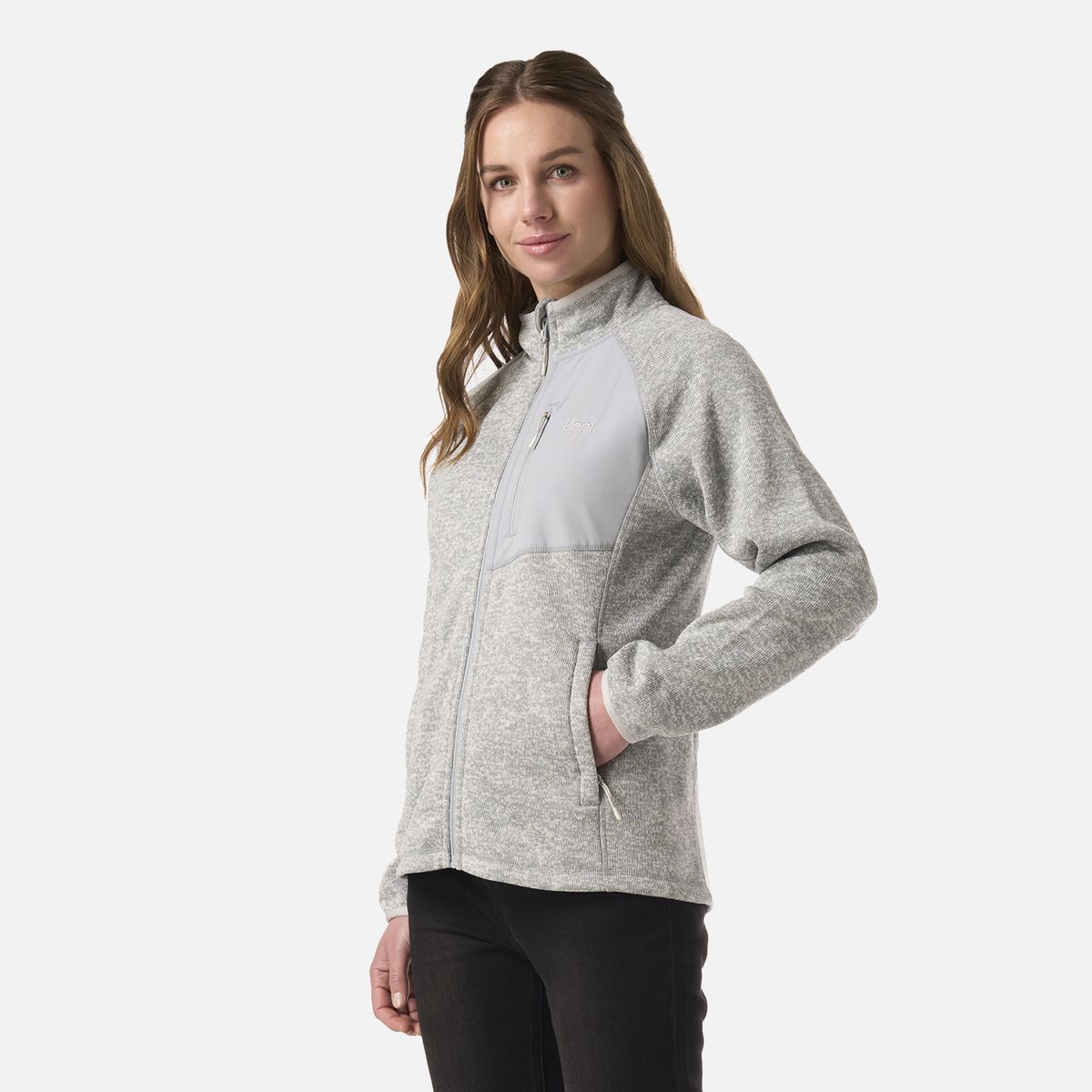 LIPPI - Polar Mujer Coronado Therm-Pro Jacket Gris Melange Lippi