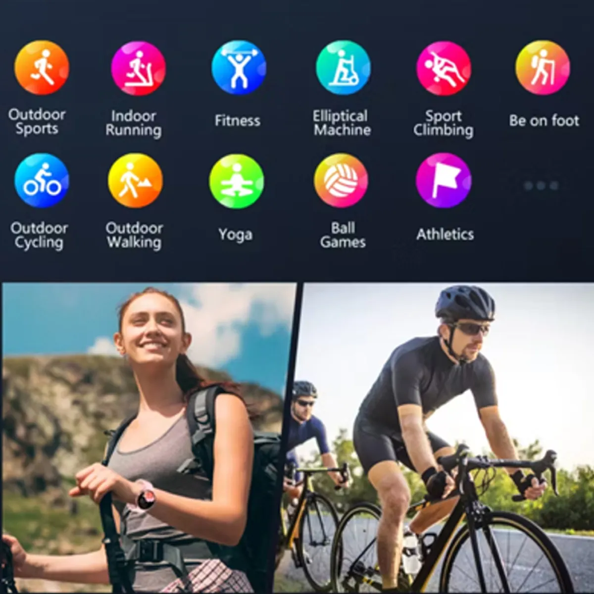 XIAOMI - Smartwatch Y80 Pro -N y Audifonos Redmi AirDots 2 y Estuche