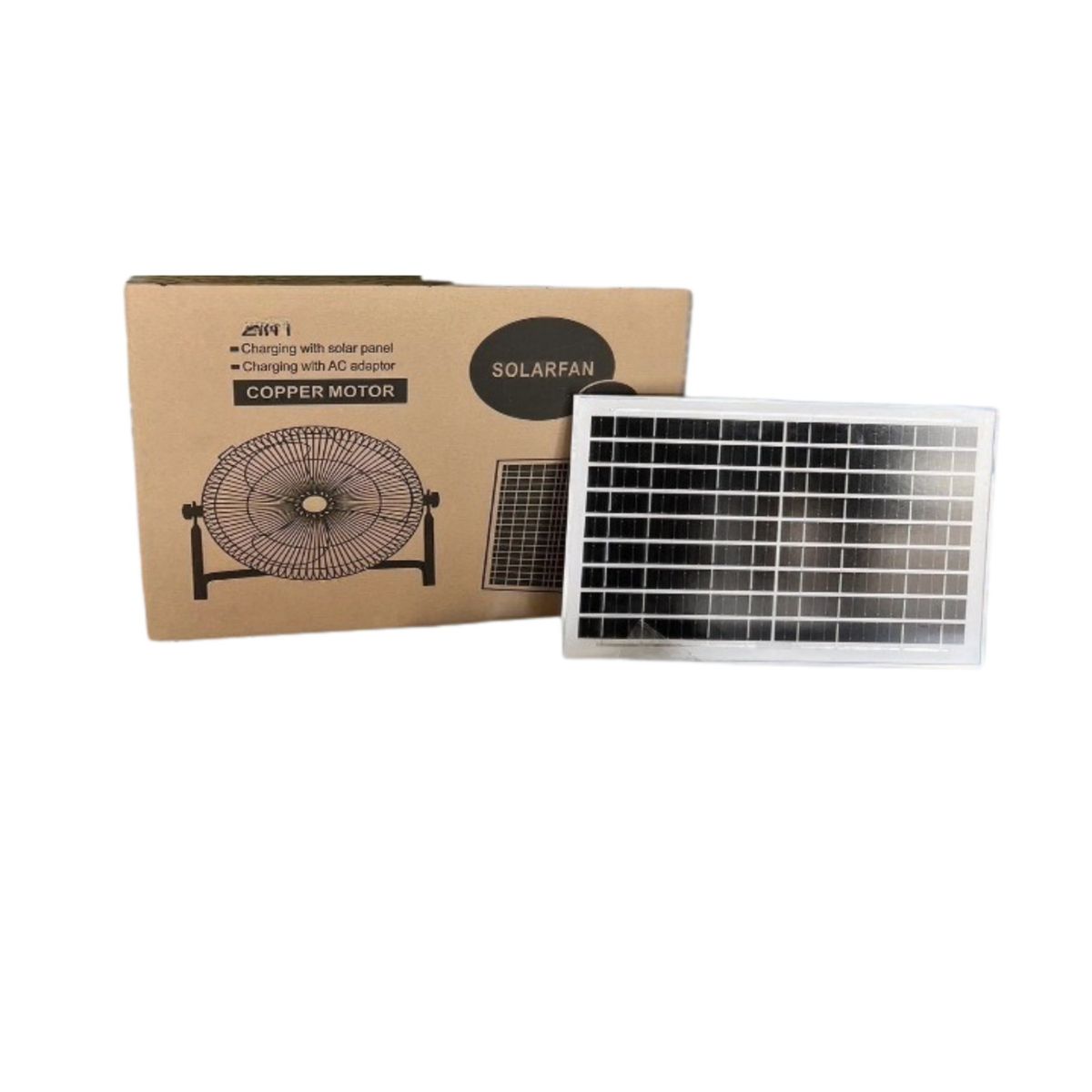 GENERICO - Ventilador Solar Portátil Frescura Sin Electricidad De Mesa