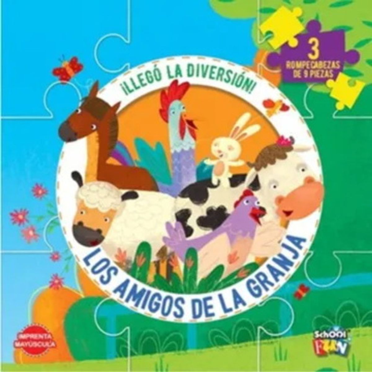 ANTARTICA LIBROS - Los Amigos De La Granja Llego La Diversion