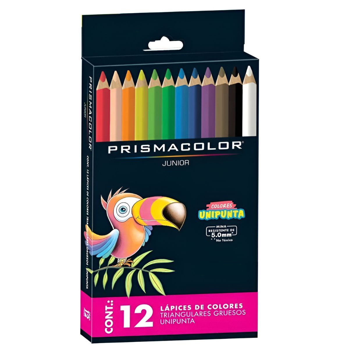 PRISMACOLOR - Set 12 Lápices de Color Triangulares Gruesos Prismacolor Jr.