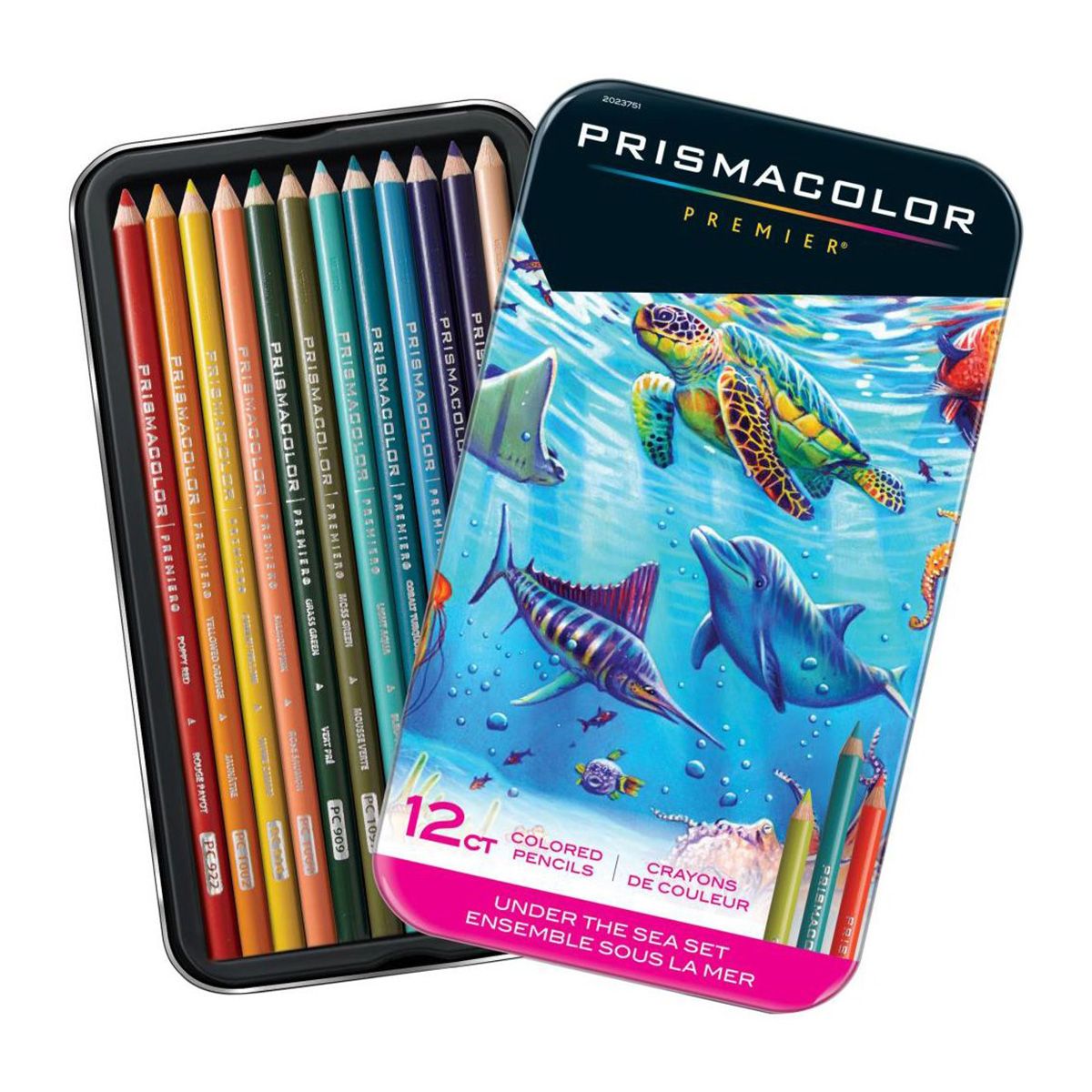 PRISMACOLOR - Set 12 Lápices de Colores Prismacolor Marino