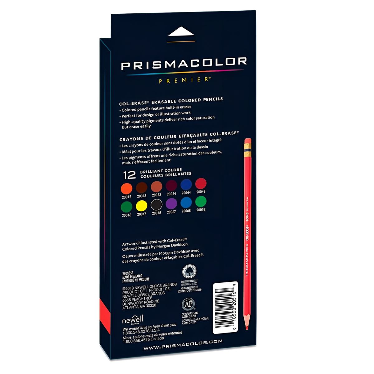 PRISMACOLOR - Set 12 Lápices de Color Borrables Prismacolor Col-Erase