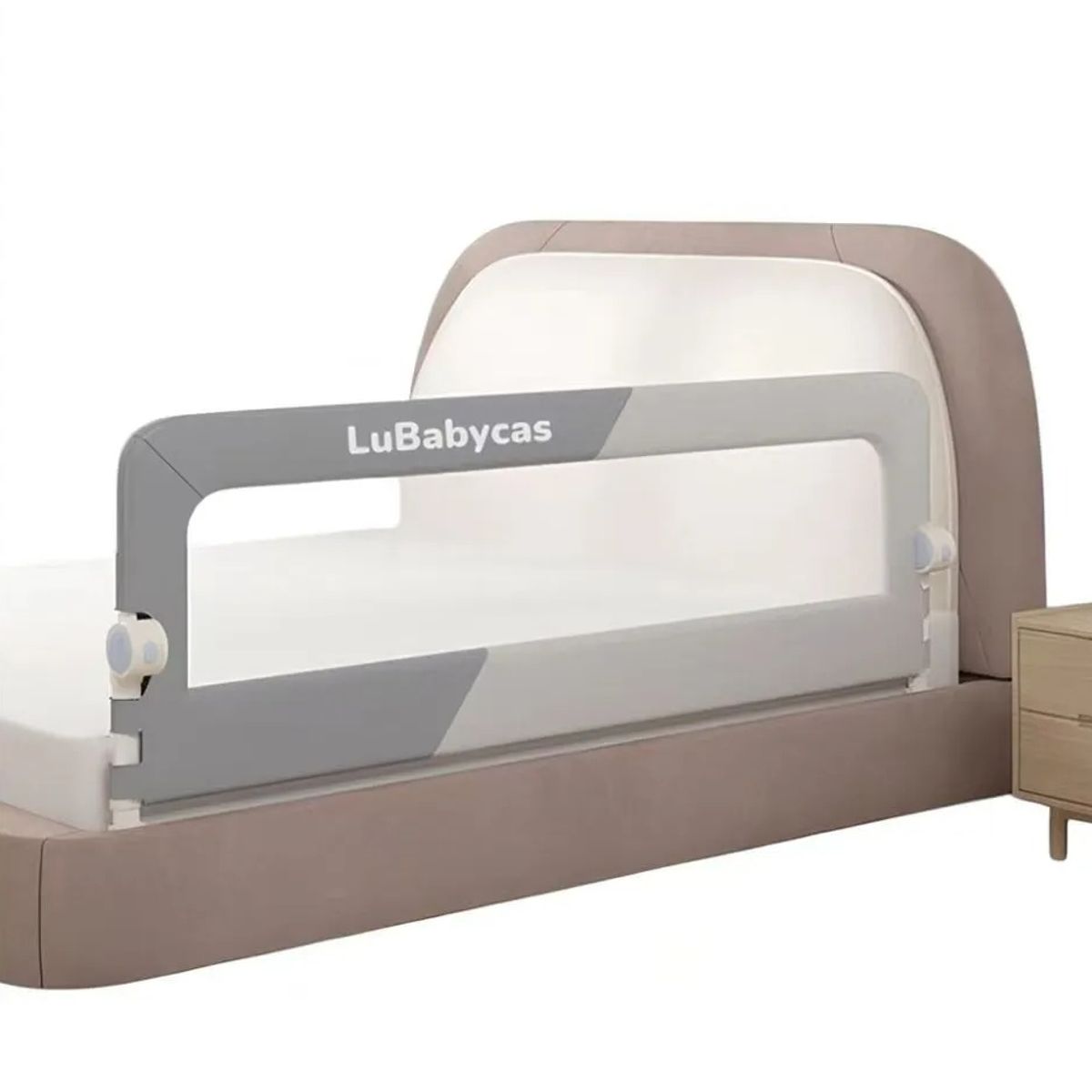 EVERSO - Baranda De Cama 180cm Seguridad Para Bebé Abatible Ajustable