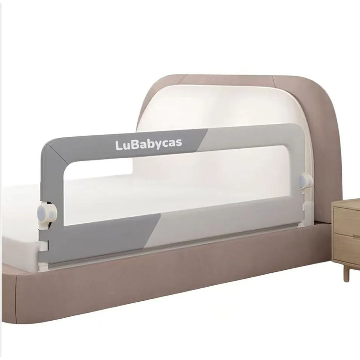 EVERSO - Baranda De Cama 180cm Seguridad Para Bebé Abatible Ajustable