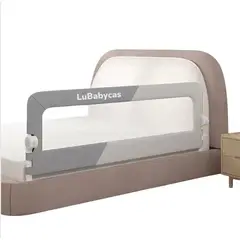 EVERSO - Baranda De Cama 180cm Seguridad Para Bebé Abatible Ajustable