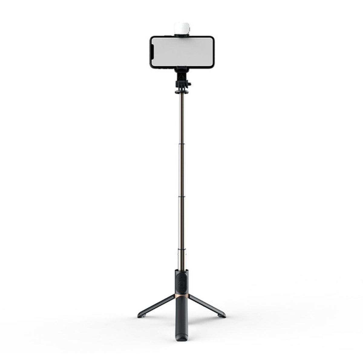 IRM - Trípode Estabilizador 360° Palo Selfie Disparador Bluetooth Negro