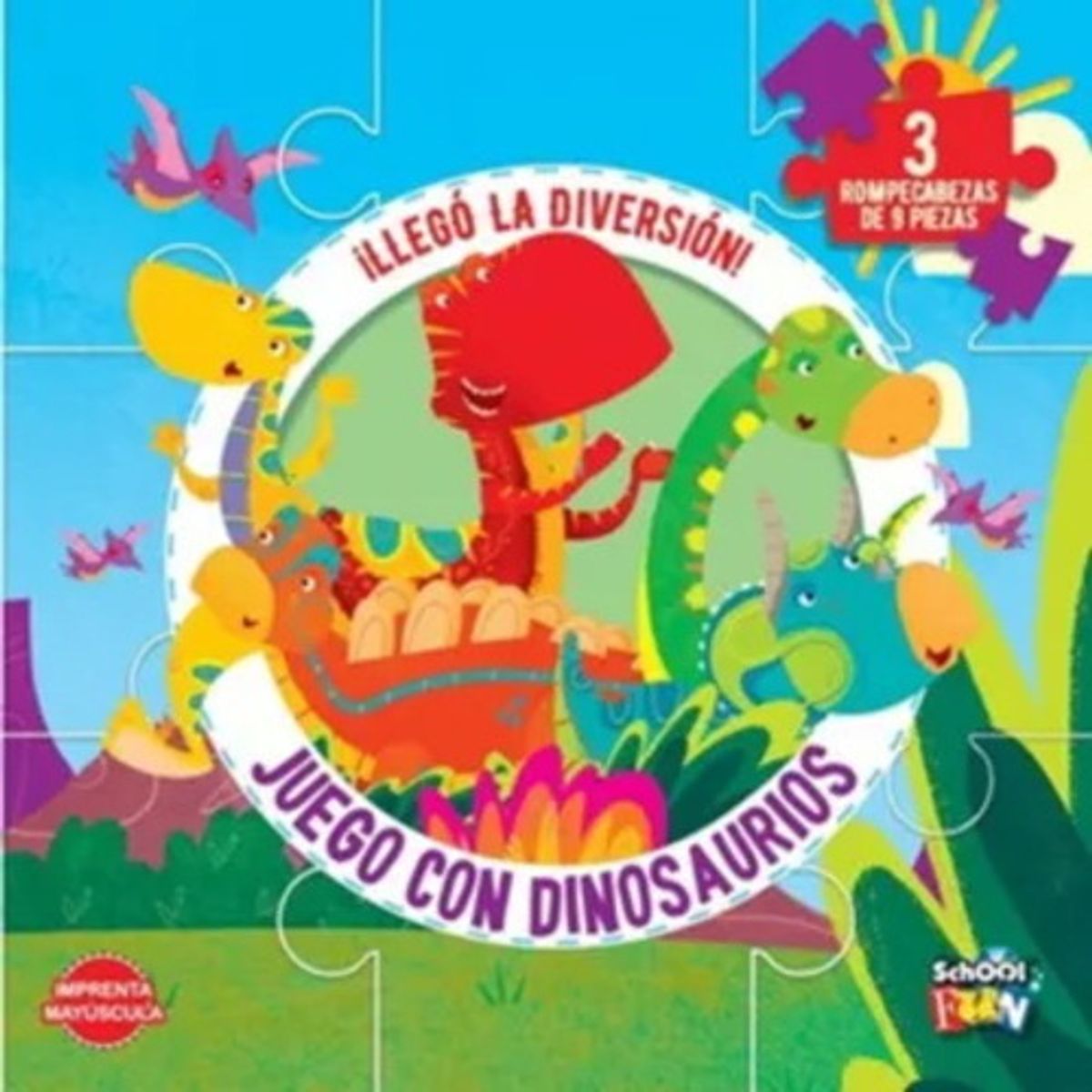 ANTARTICA LIBROS - Juego Con Dinosaurios Llego La Diversion