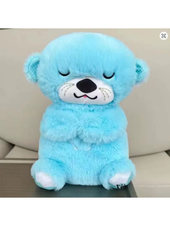 Peluche Kawaii Relaja Alivia Ansiedad Juguete Luz Y Sonido Nutria