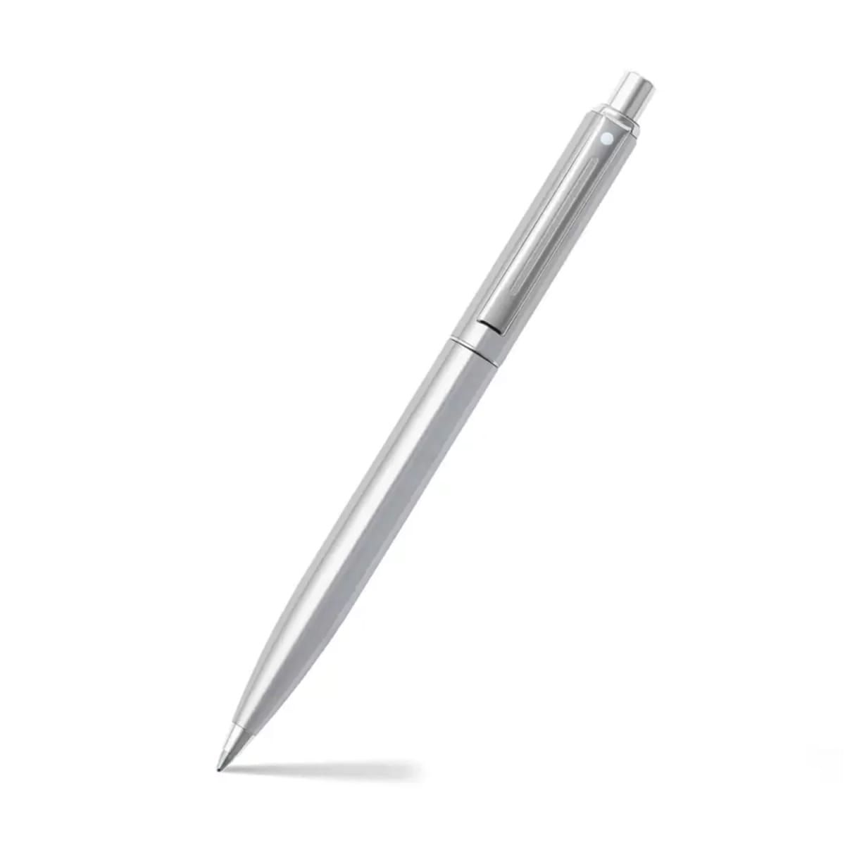 SHEAFFER - Bolígrafo Sheaffer Sentinel Metálico Plataeado M Tinta Negra