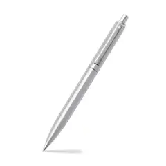 SHEAFFER - Bolígrafo Sentinel Metálico Plataeado M Tinta Negra
