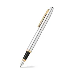 SHEAFFER - Plumas VFM Punta M Cromo Pulido Detalles Dorados