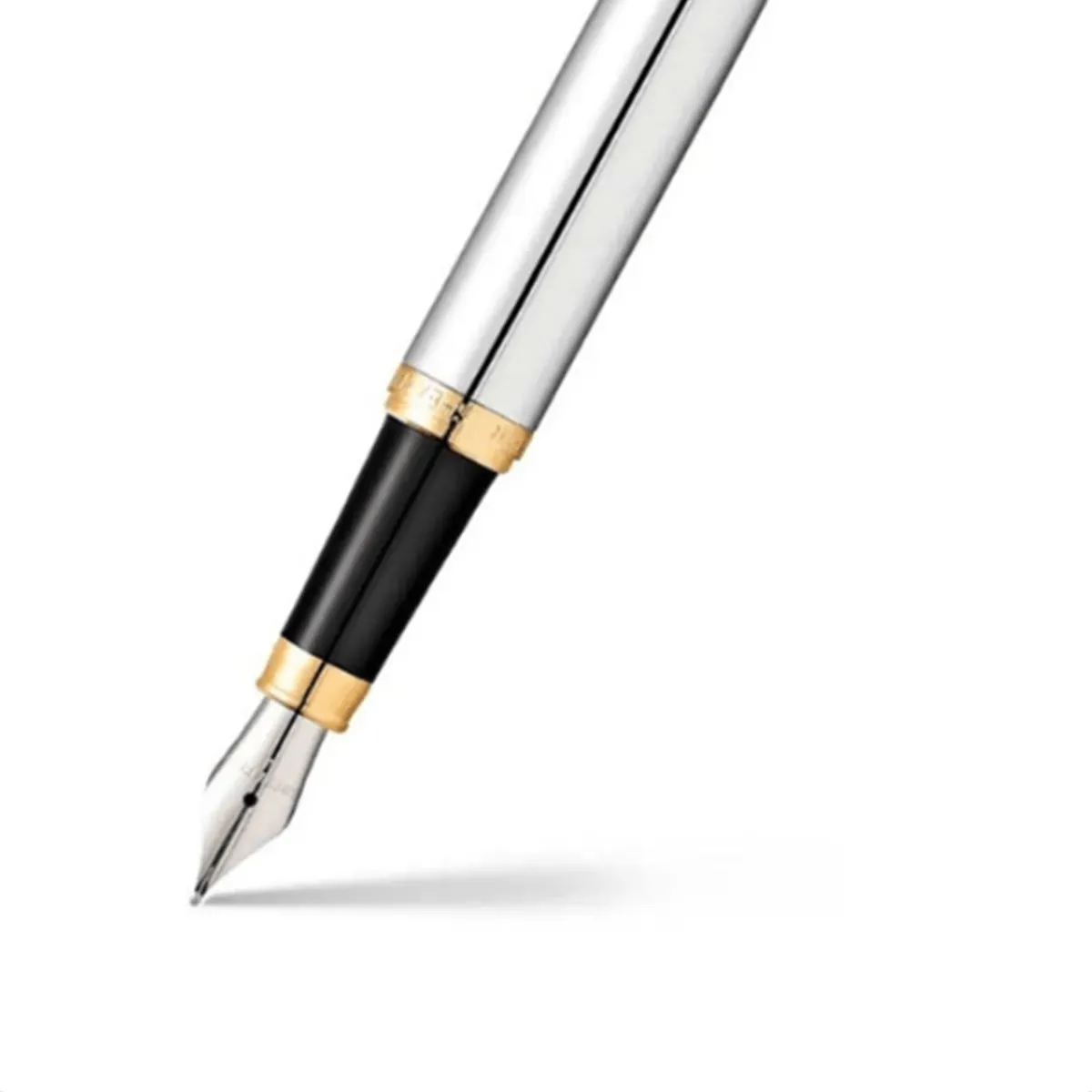 SHEAFFER - Plumas Sheaffer VFM Punta M Cromo Pulido Detalles Dorados