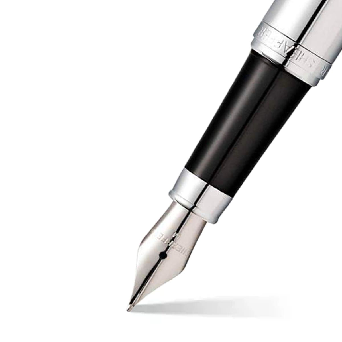 SHEAFFER - Plumas Sheaffer VFM Punta M Cromo Pulido Detalles Plateados