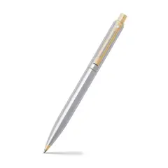 SHEAFFER - Bolígrafo Sentinel Metálico Dorado M Tinta Negra