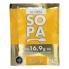 REVITTA WELLNESS - Pack 7 Sopas + Proteína 75 Grs (whey O Vegana) 2 Servicios