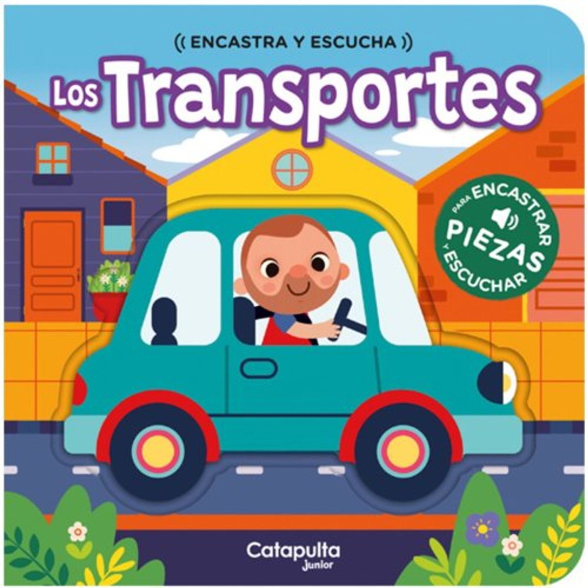 ANTARTICA LIBROS - Encastra Y Escucha Los Transportes