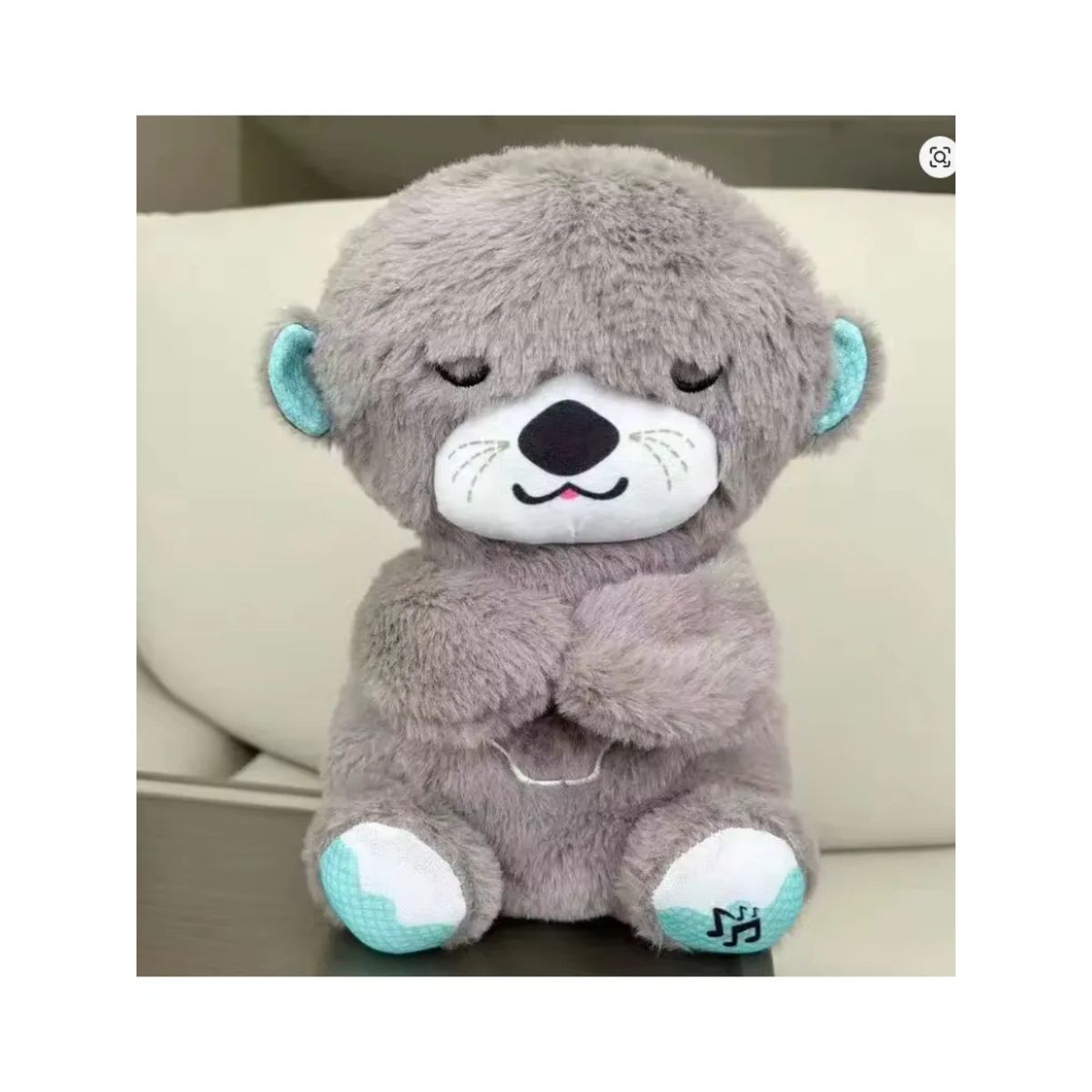 LOOK SHOP - Peluche Kawaii Relaja Alivia Ansiedad Juguete Luz Y Sonido Nutria