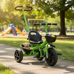 BEBESIT - Triciclo Multisteps Niños Niñas Infantil Verde