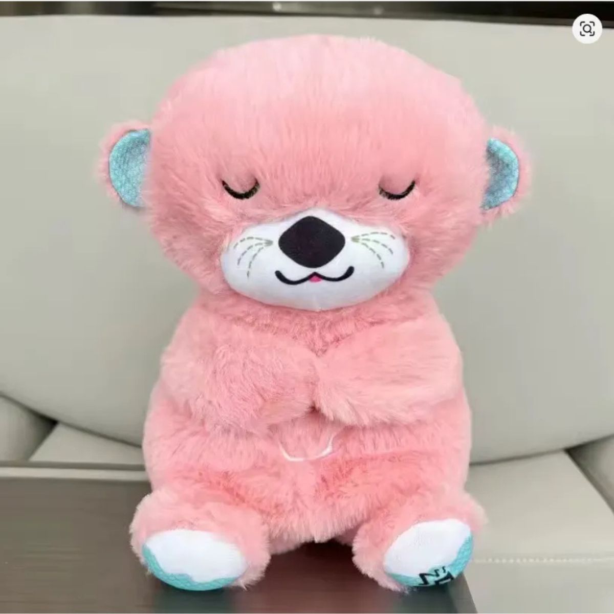 LOOK SHOP - Pack 2 Peluche Kawaii Relaja, Ansiedad. Juguete Luz Y Sonido. Nutria