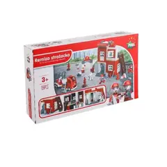 GENERICO - Juego didáctico de Construcción Estación de Bomberos 158 Piezas – Bloques Educativos Niños 3+