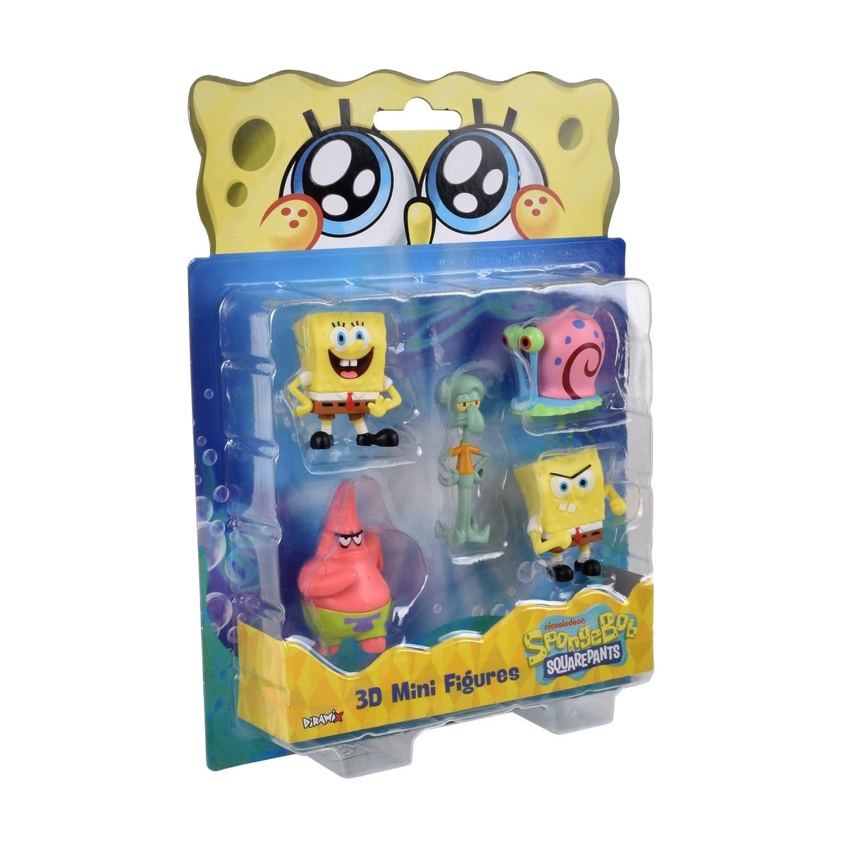 ANSALDO - Pack 5 Figuras 5 Cm En Blister Bob Esponja - Calamardo