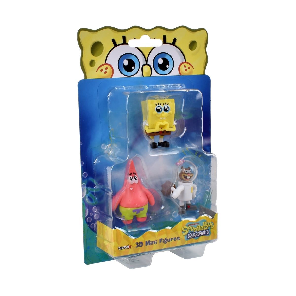 ANSALDO - Pack 3 Figuras 5 Cm En Blister Bob Esponja - Arenita