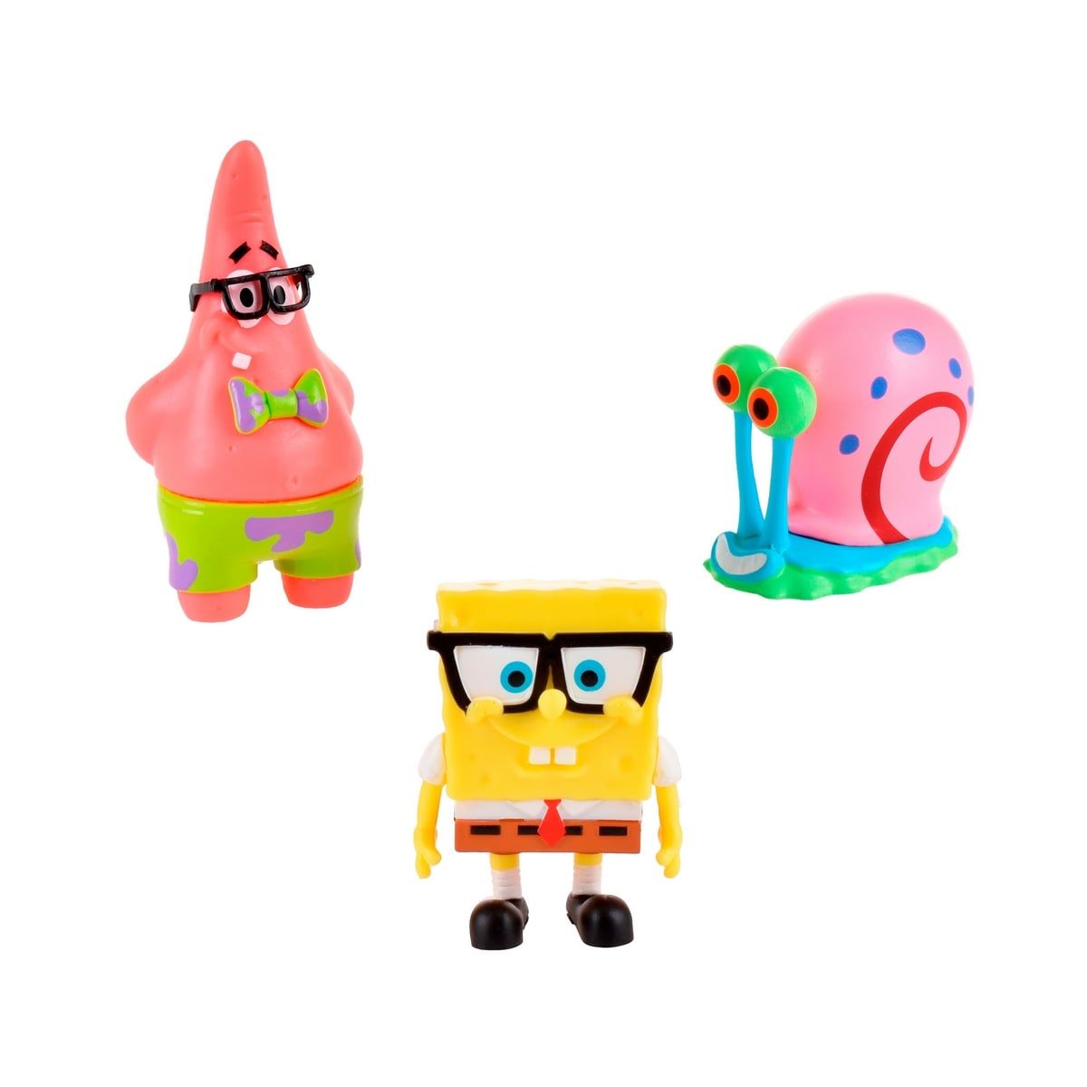 ANSALDO - Pack 3 Figuras 5 Cm En Blister Bob Esponja - Gary