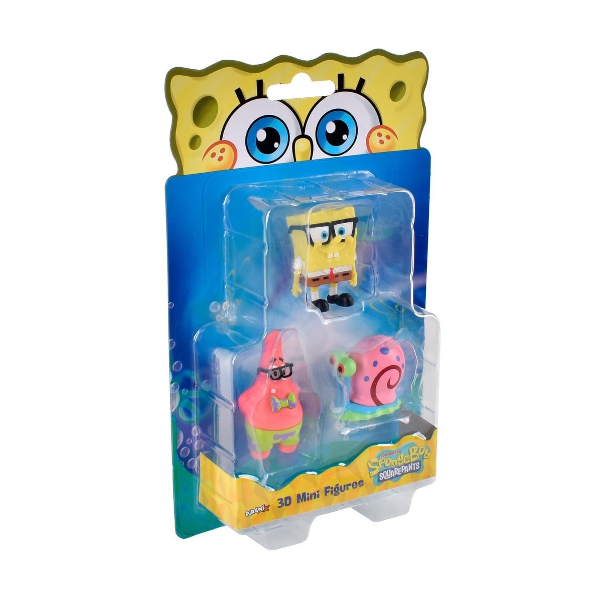 ANSALDO - Pack 3 Figuras 5 Cm En Blister Bob Esponja - Gary
